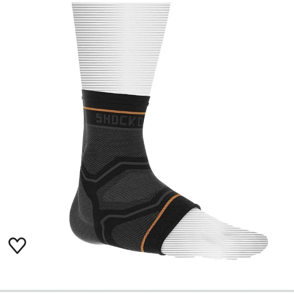 1 SHOCK DOCTOR Ultra Compression Knit Ankle Support with Gel Support size medium